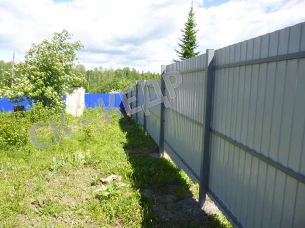 Изготовление и установка забора, калитки, ворот из профлиста в Красноярске фото 3