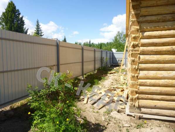 Изготовление и установка забора, калитки, ворот из профлиста в Красноярске фото 8