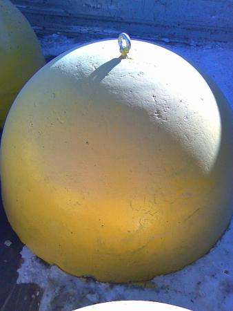 Полусфера бетонная парковочная c креплением и покраской в Тюмени фото 6