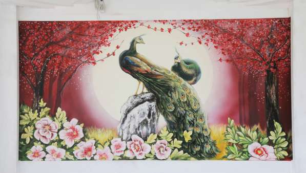 Декоративная роспись стен от дизайн студии Романа Москаленко в фото 4