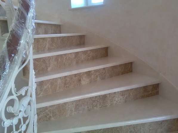 Лестницы из натурального камня мрамора и гранита в Видном фото 3