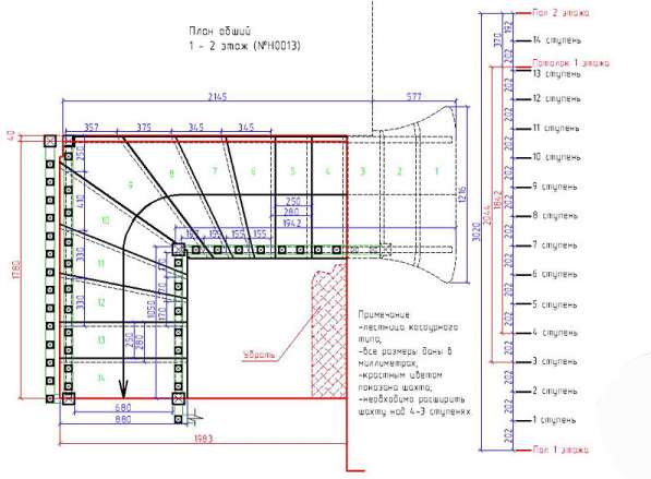 Изготовление и проектирование лестниц для дома в Керчи фото 5