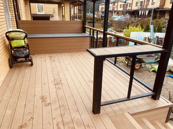 Дпк ограждения, доска, ступени в Щелково фото 8