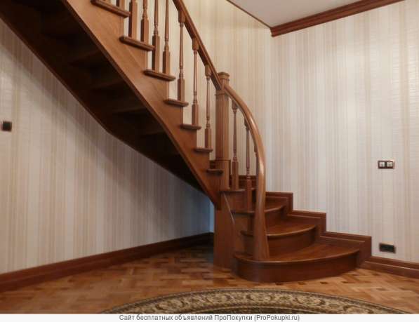 Деревянные лестницы на заказ-от простых до элитных в Владимире