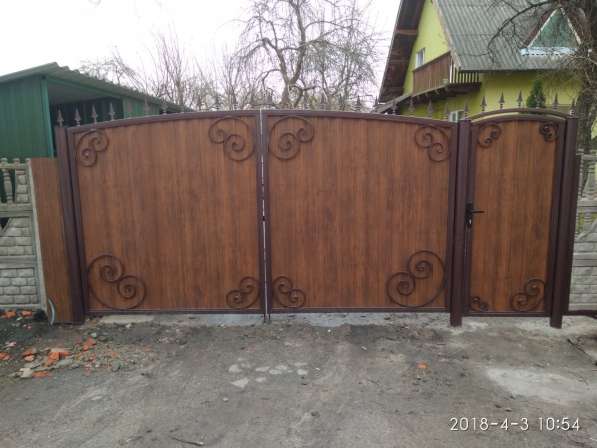 Заборы, откатные ворота, навесы в Калининграде фото 12
