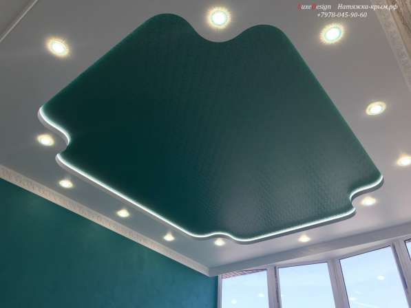 Натяжные потолки LuxeDesign ремонт монтаж обслуживание в Симферополе фото 5