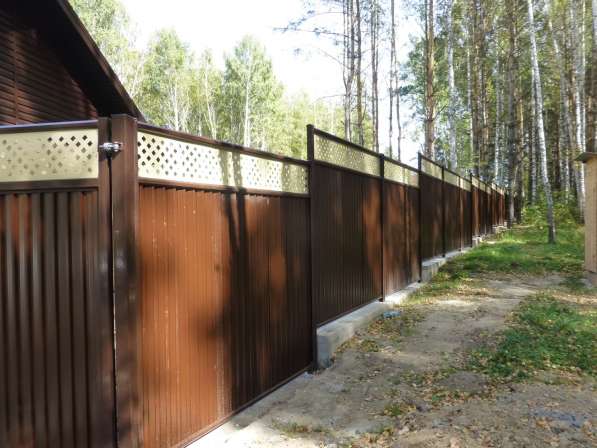 Забор из модульных ограждений Grand Line в Красноярске фото 3