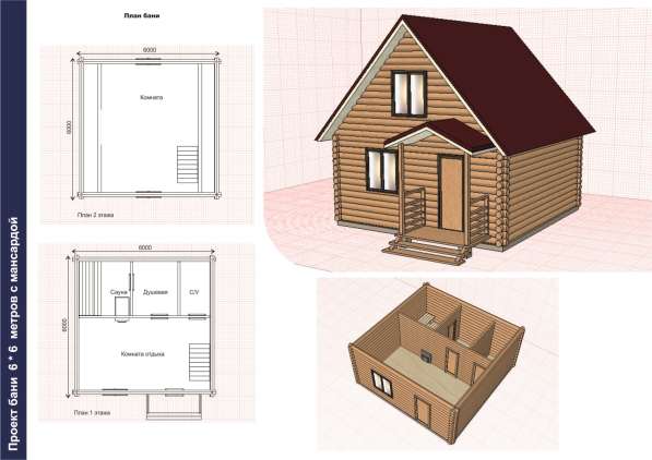 БАНЯ из бревна под ключ! в Перми фото 20