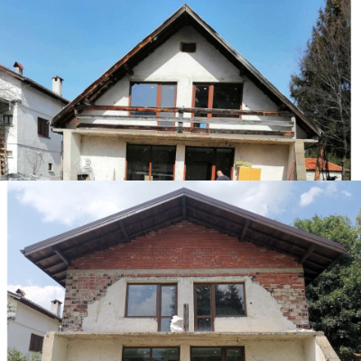 Работници, полагащи покривни покрития 1