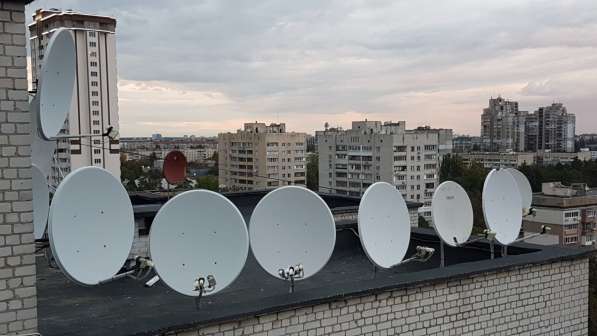 Установка спутникового и цифрового тв(20каналов) в Сочи