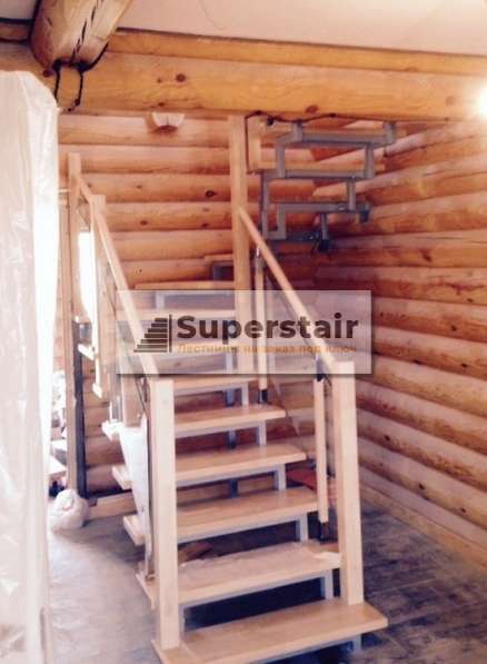 Лестницы на металлическом каркасе под заказ в Подольске фото 3