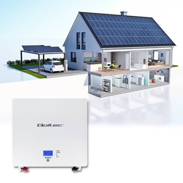 Qoltec LiFePO4 akkumulátoros energia tároló rendszer | 5kWh | 24V | BMS| LCD - Budapest XV. kerület, Apolló u - Elektronika 0