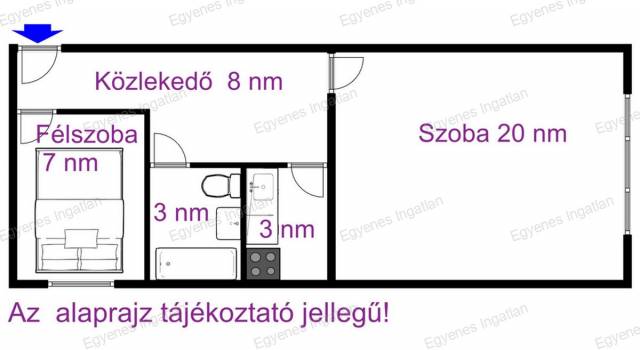Eladó 41 nm-es Felújítandó panel lakás Budapest VIII. kerület  - Budapest VIII. kerület - Eladó ház, Lakás 0
