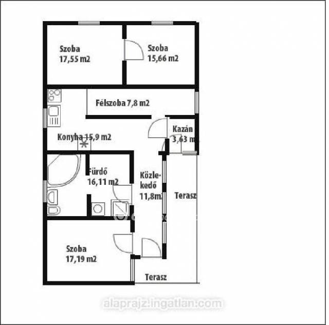 Eladó 106 m2-es családi ház Jászfényszaru, Központhoz közeli - Jászfényszaru, Központhoz közeli - Eladó ház, Lakás 15