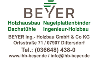 BEYER Ing. - Holzbau GmbH & Co. KG - Zimmermannsarbeiten