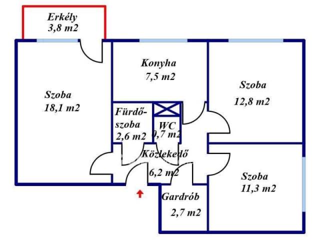 Eladó 64 m2-es panellakás Miskolc, Jókai lakótelep, Belváros - Miskolc, Jókai lakótelep, Belváros - Eladó ház, Lakás 0