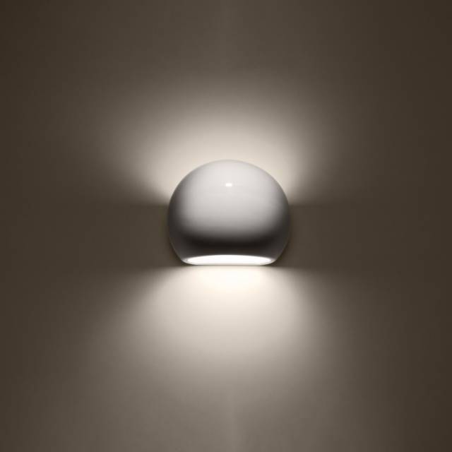Lakkozott fali lámpa GLOBE fehér fényes - Budapest - Otthon, Bútor, Kert 1