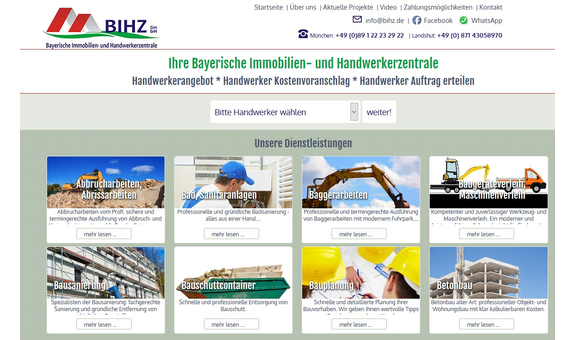 u27a4 Bayerische Handwerkerzentrale - BIHZ GmbH 84034 Landshut-Nikola Öffnungszeiten | Adresse | Telefon 9