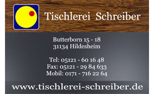 Bernd Schreiber Tischlerei 05121601648