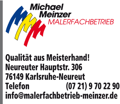 ➤ Meinzer Michael 76149 Karlsruhe-Neureut Öffnungszeiten | Adresse | Telefon 1