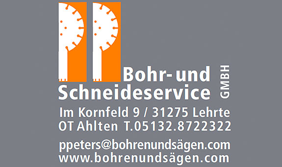 ➤ PP Bohr- und Schneidservice GmbH Beton- Bohren und Sägen 31275 Lehrte-Ahlten Öffnungszeiten | Adresse | Telefon 1