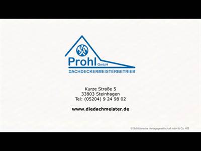 ➤ Prohl Bedachungen GmbH 33803 Steinhagen Adresse | Telefon | Kontakt 0