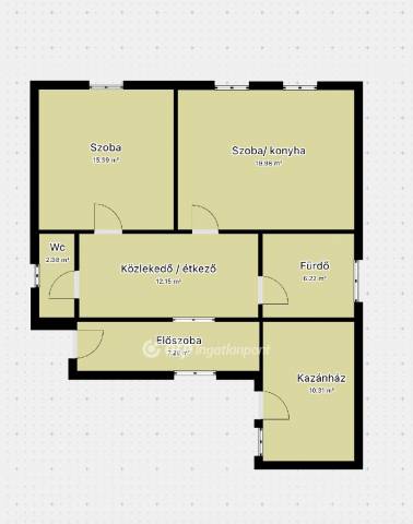Eladó 65 m2-es családi ház Ugod, Ugod csendes, szélső része - Ugod, Ugod csendes, szélső része - Eladó ház, Lakás 0