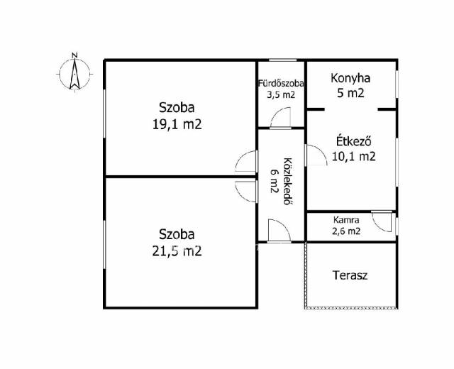 Eladó 70 nm-es ház, Sajószentpéter - Sajószentpéter - Családi ház 0