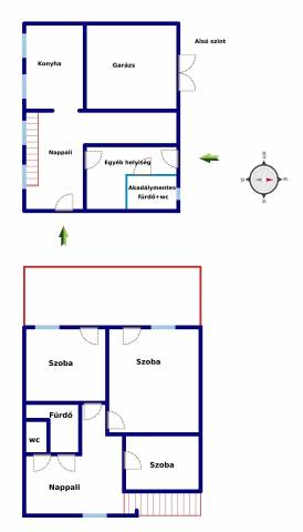 Eladó 165 m2-es családi ház Kisbér, Desseő Gyula utca - Kisbér, Desseő Gyula utca - Eladó ház, Lakás 0