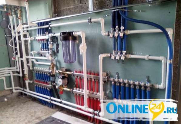 Монтаж отопления водопровода дренаж канализация в Саранске фото 5