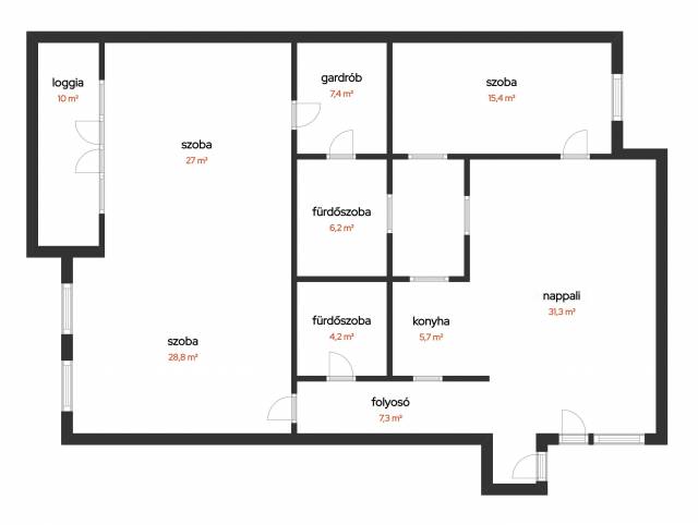 Eladó 135 m2-es téglalakás Debrecen - Debrecen - Tégla lakás 12