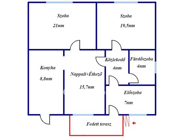 Eladó 80 m2-es családi ház Karcag, Forgalmas - Karcag, Forgalmas - Eladó ház, Lakás 4
