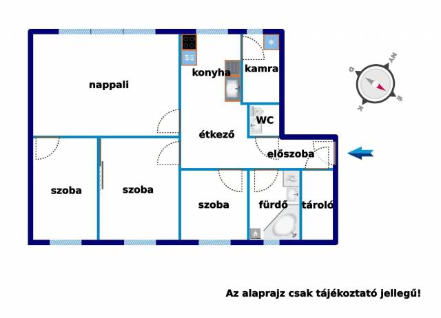 Eladó 82 m2-es téglalakás Veszprém - Veszprém - Tégla lakás 21