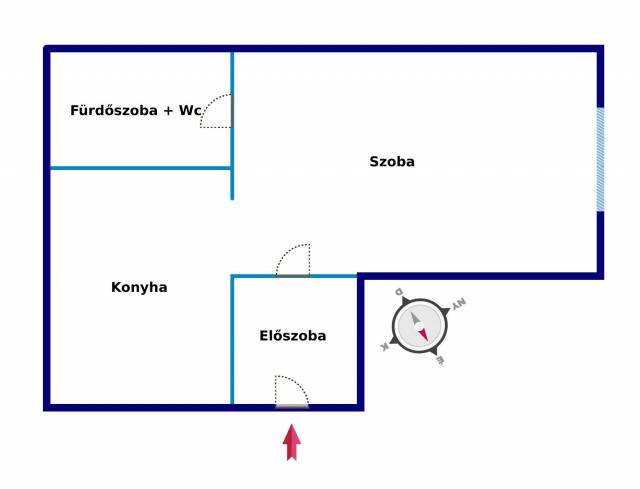 Eladó 24 m2-es téglalakás Budapest XIII. kerület - Budapest XIII. kerület - Tégla lakás 4