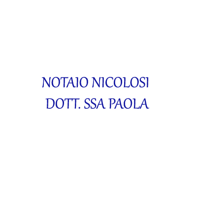 Notaio Nicolosi Dott. Ssa Paola - Servizi legali