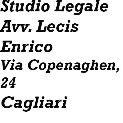 Studio Legale Avv. Lecis Enrico +390707572460