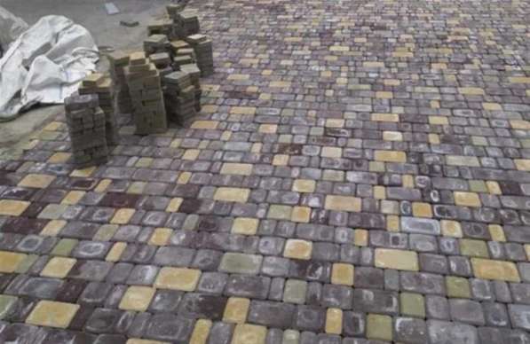 Укладка тротуарной плитки, брусчатки, дикий камень в Воронеже фото 3