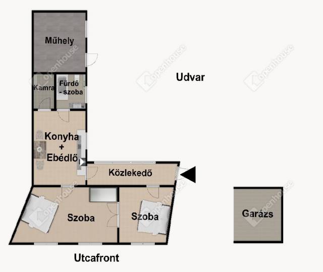 Tihaméri városrészen 1,5 szobás eladó családi ház Egerben! - Eger, Tihamér - Eladó ház, Lakás 8
