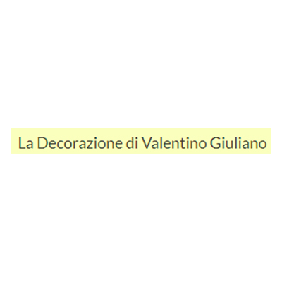 La Decorazione di Valentino Giuliano - Lavori di pittura