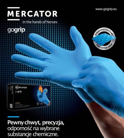 Mercator GoGrip Blue nitril kesztyű 50 db, XL méret - Seregélyes - cat-forsale118-name 0