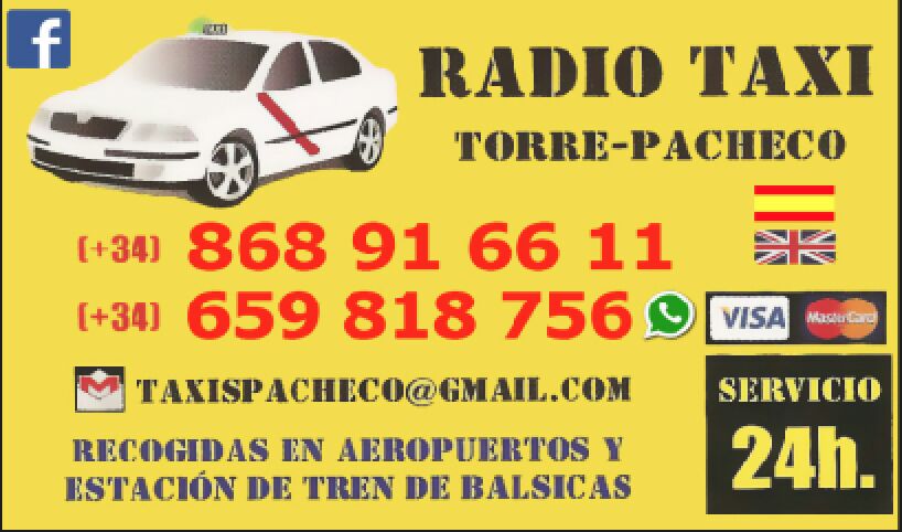 RADIO TAXI TORRE-PACHECO 659818756