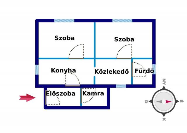 Eladó 60 m2-es családi ház Szolnok, Tavasz utca - Szolnok, Tavasz utca - Családi ház 10