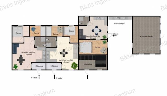 Baján modern belvárosi apartmanház eladó - Baja, Belváros - Eladó ház, Lakás 2
