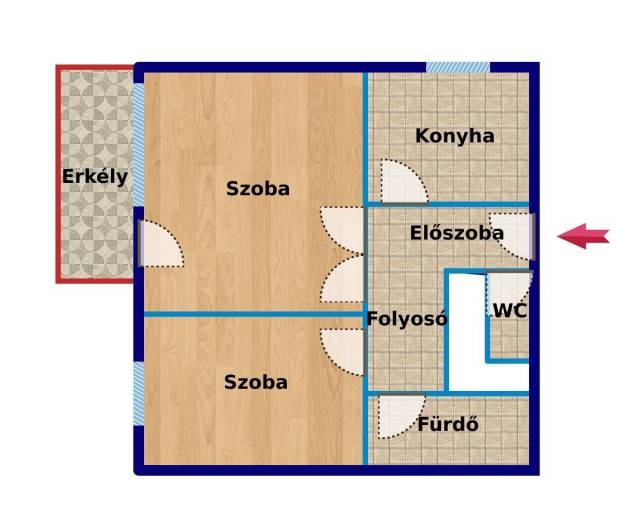 Eladó 52 m2-es csúsztatott zsalus lakás Budapest II. kerület, Törökvész út - Budapest II. kerület, Törökvész út - Csúsztatott zsalus lakás 20