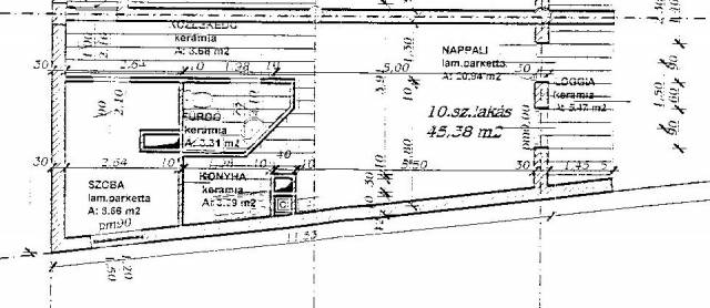 Nyíregyháza abszolút belvárosi 46 m2-es 1 + 1/2 szobás ingatlan azonnali költözési lehetőséggel lak - Nyíregyháza, Belváros, Szabadság tér - Tégla lakás 22