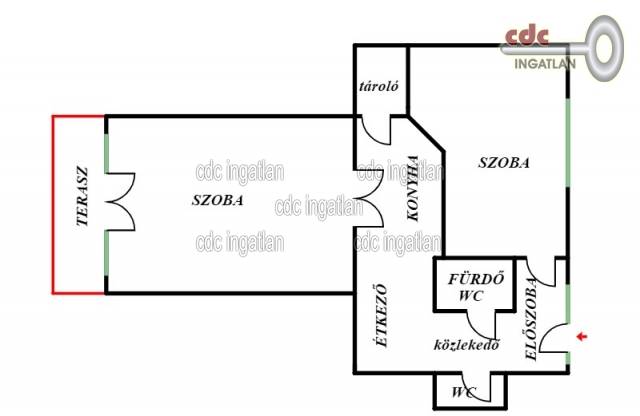 Eladó Lakás, Budapest 5. ker. - Budapest V. kerület, Belváros, Bástya utca - Tégla lakás 2