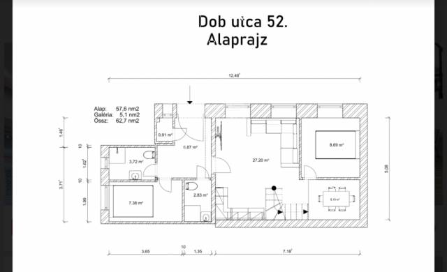 Eladó - Lakás (téglaépítésű) - Dob utca - Budapest VII. kerület, Dob utca - Eladó ház, Lakás 0