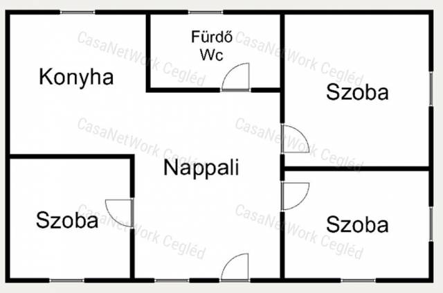 Eladó három szobás, amerikai-konyhás nappalis ház Tápiószentmárton - Tápiószentmárton - Családi ház 1