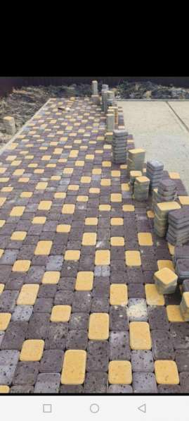 Укладка тротуарной плитки брусчатки в Борисоглебске