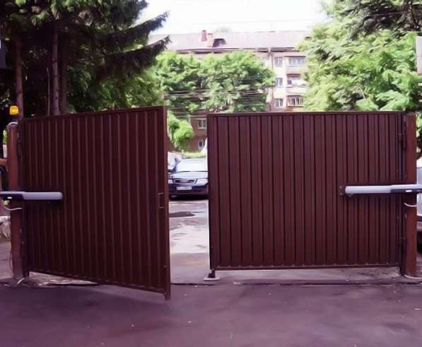 Ворота откатные, распашные, подвесные, кованные в Щёлково в Щелково фото 3